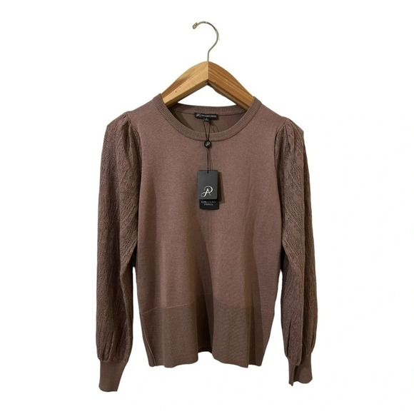 Adrianna Papell Women’s Long Sleeve Size Small Top NWT - Picture 1 of 8